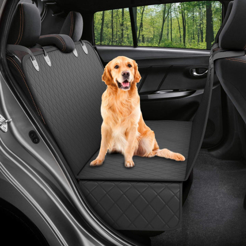 Dogs Car Rear Seat Protective Cushion