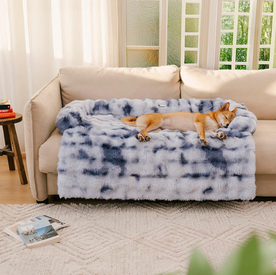 Plush Right Angle Sofa Kennel