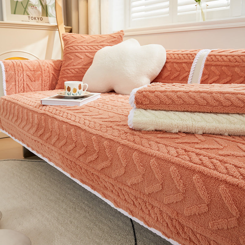 Petzaroo Plush Thick Anti-skid Sofa Cover