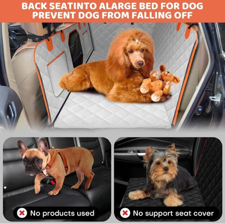 Dog Car Seat Cover With A Hard Bottom
