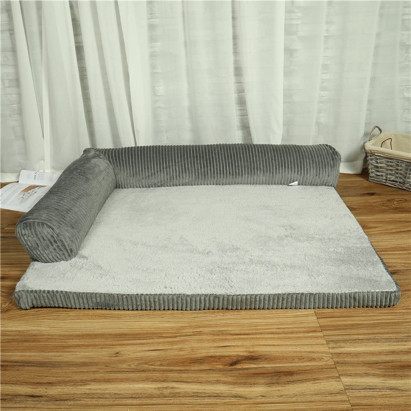 Corduroy Dog Sofa Bed