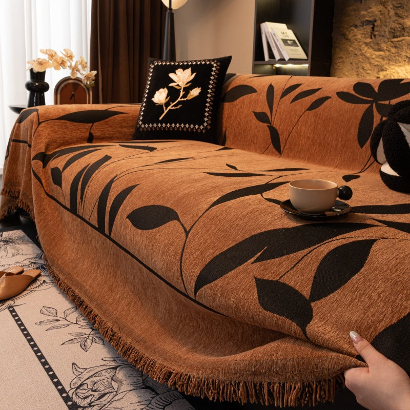 Antique Atmosphere Sofa Cover Cloth Light Luxury Advanced