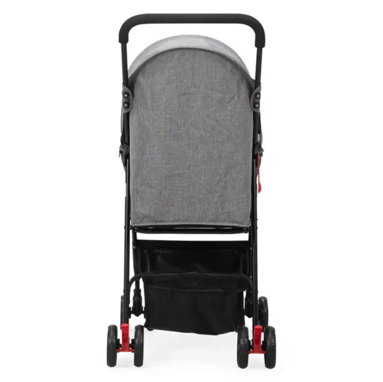 Petzaroo Foldable Pet Stroller For Small Puppies, Gray And Black