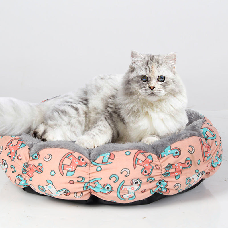 Petzaroo Calming Donut Bed For Puppy And Kitten