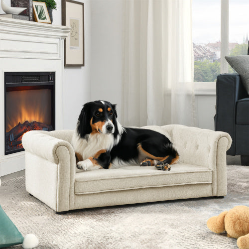Modern Rectangular Dog Bed – Soft and Supportive Pet Bed for Larger Dogs