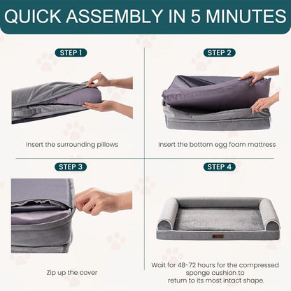 Orthopedic Dog Bed For Large Dogs