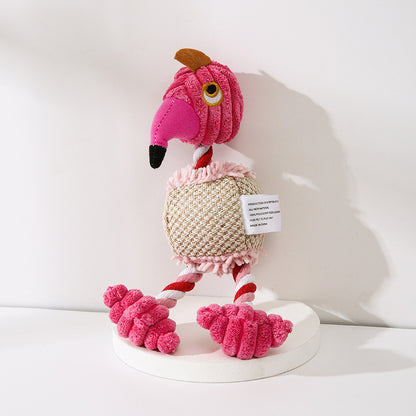 Petzaroo Pet Corduroy Chew Toy Packs of 3