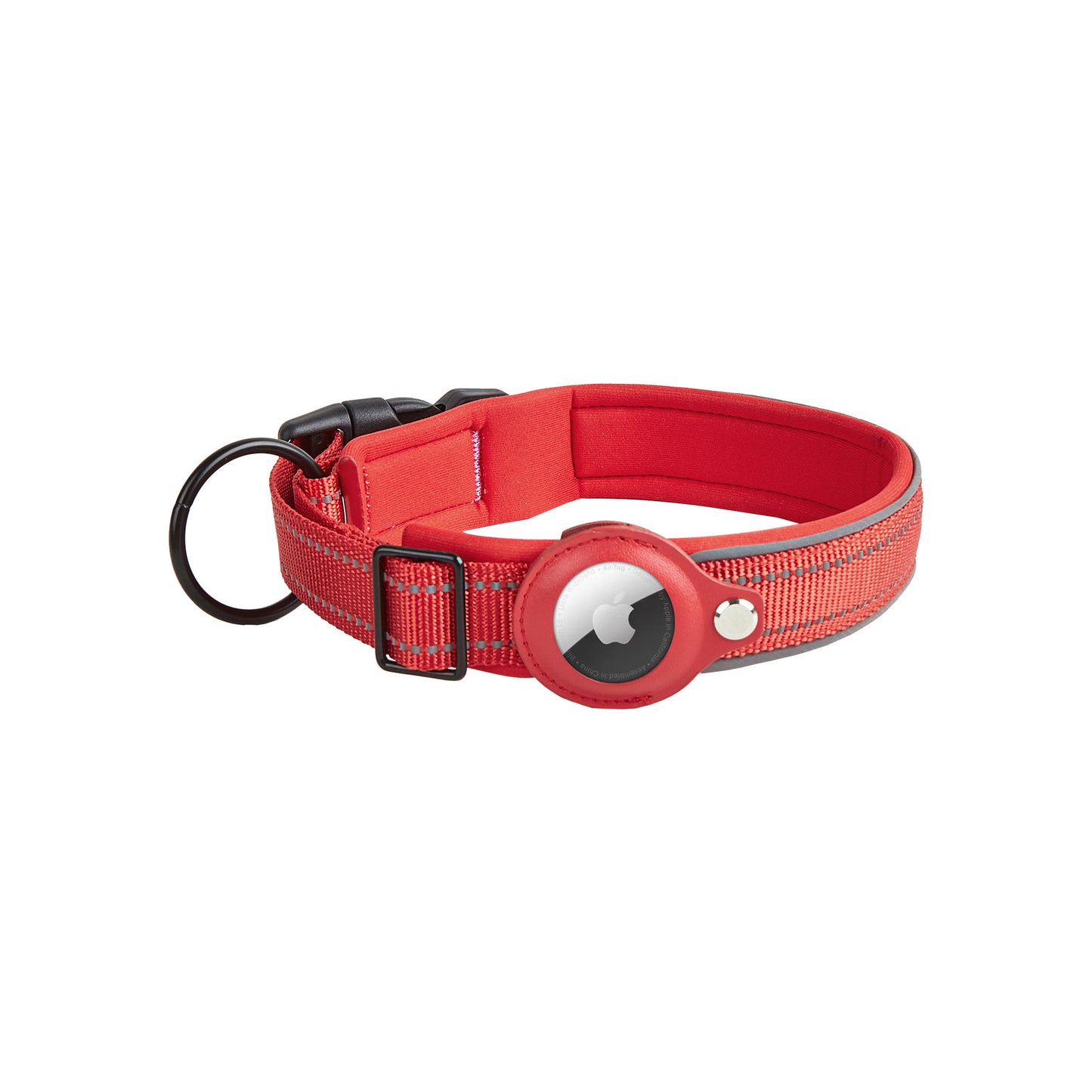 Premium Pet Leather Collar with Holder