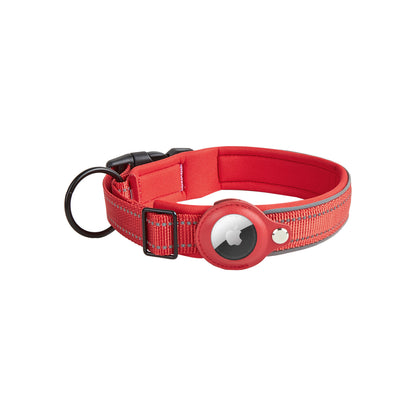 Premium Pet Leather Collar with Holder