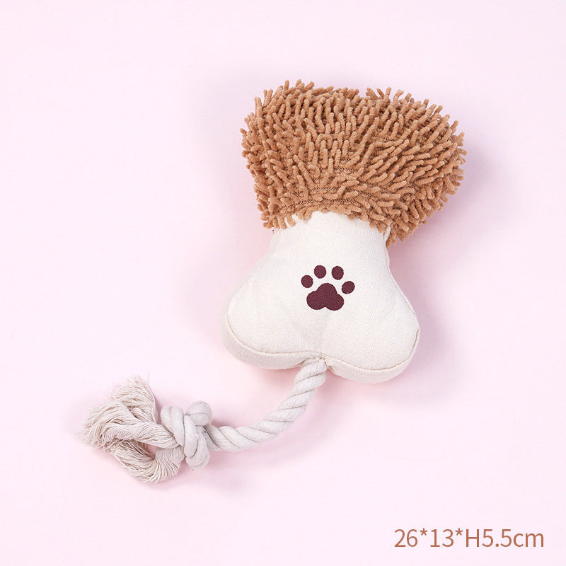 Petzaroo Cotton Rope Teeth Cleaning Bite-Resistant Toy