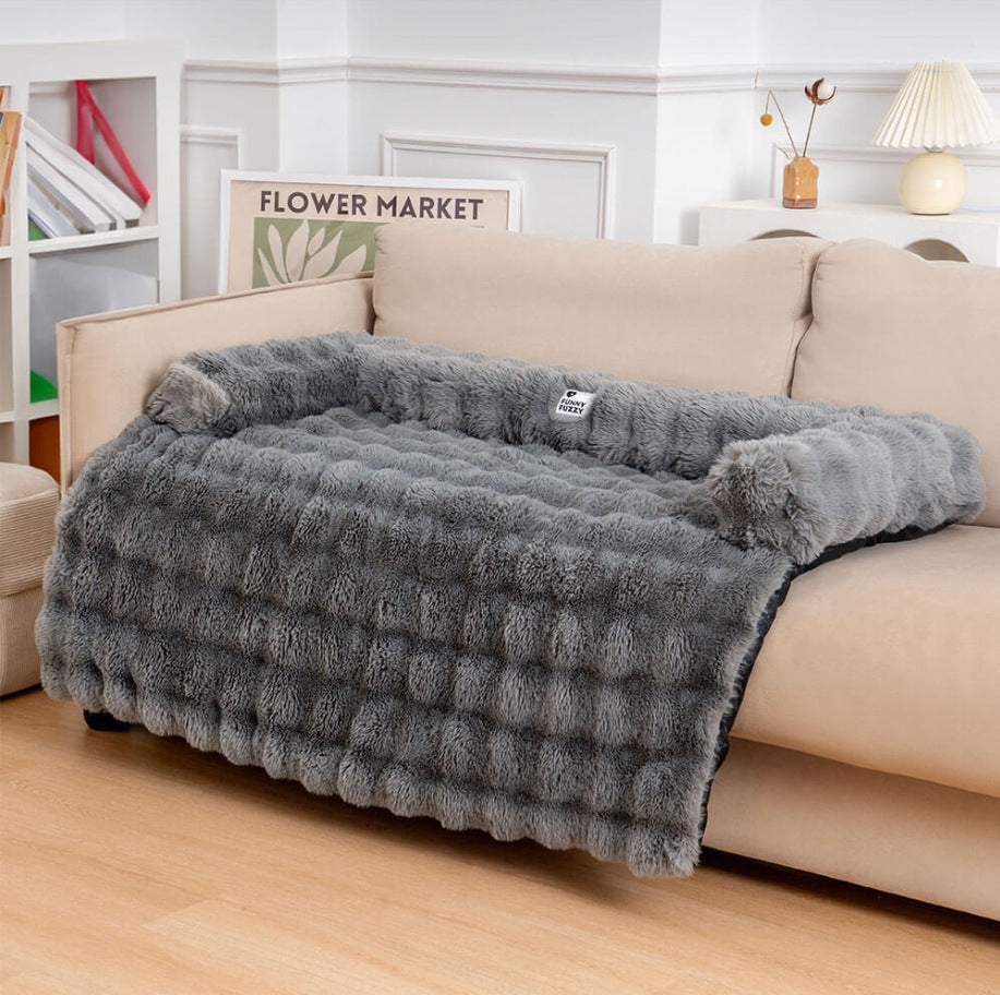 Plush Right Angle Sofa Kennel