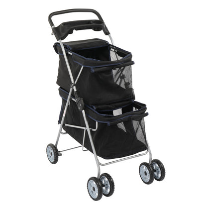 4-wheeled Double-decker Style, Pet Strollers