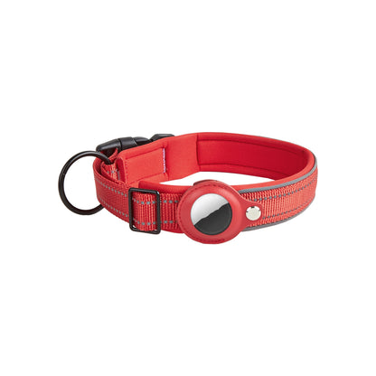 Premium Pet Leather Collar with Holder