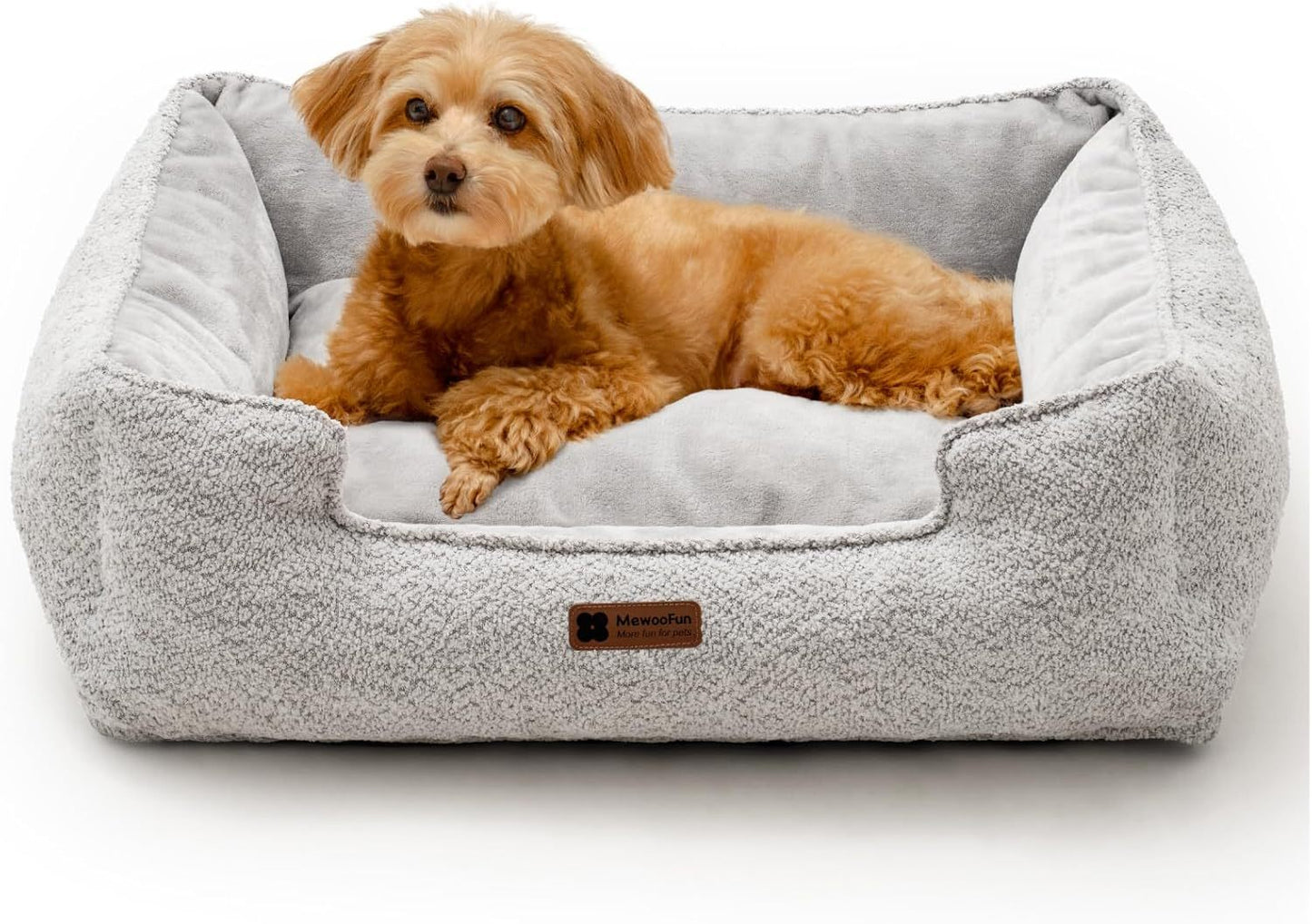 Pet Bed With Warming & Calming Features, Anti-Slip Bottom For Puppies