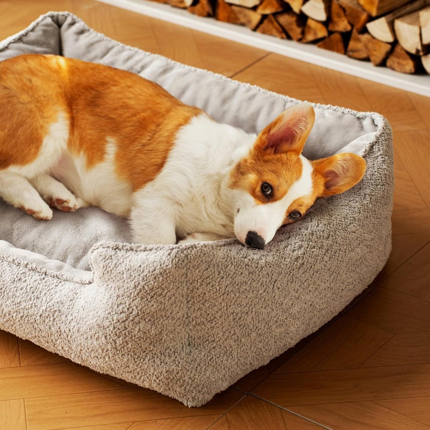 Pet Bed With Warming & Calming Features, Anti-Slip Bottom For Puppies
