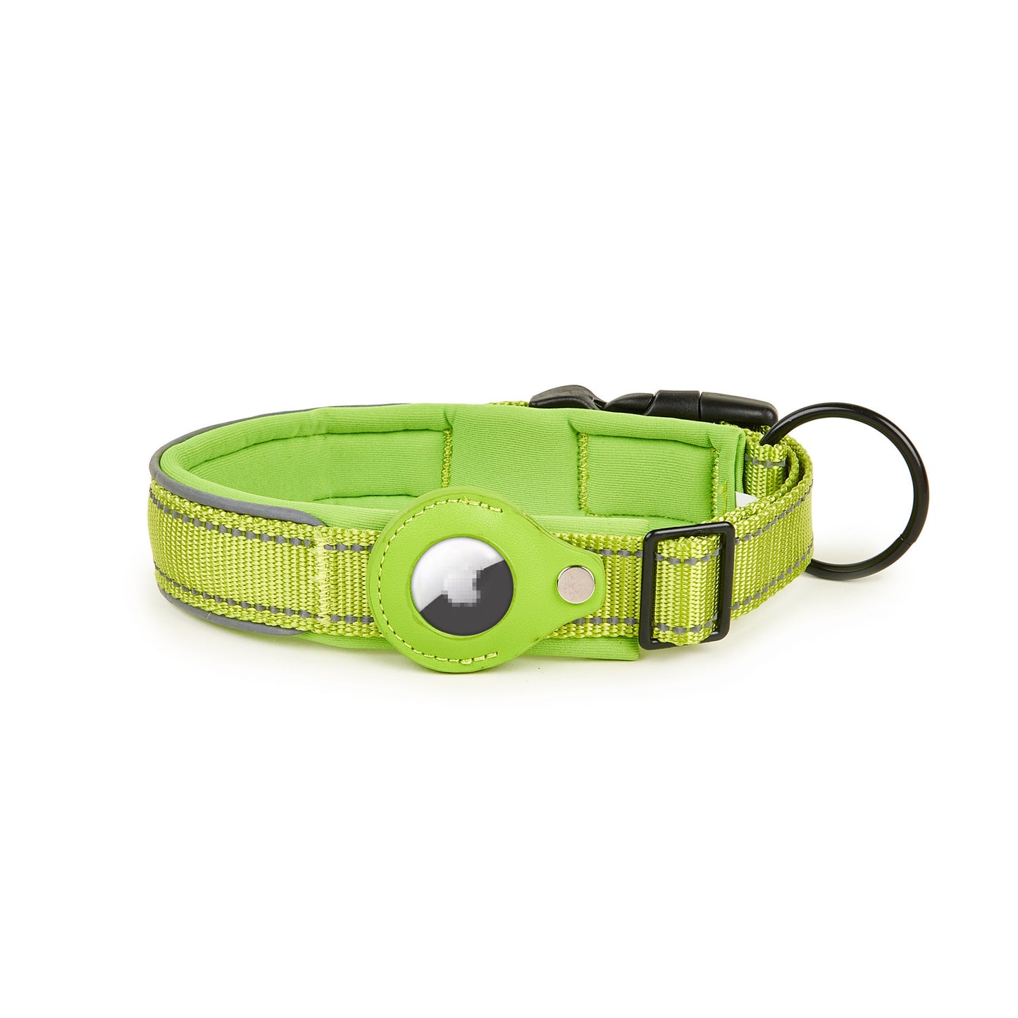 Premium Pet Leather Collar with Holder