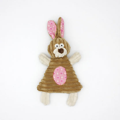 Petzaroo Pet Corduroy Chew Toy Packs of 3