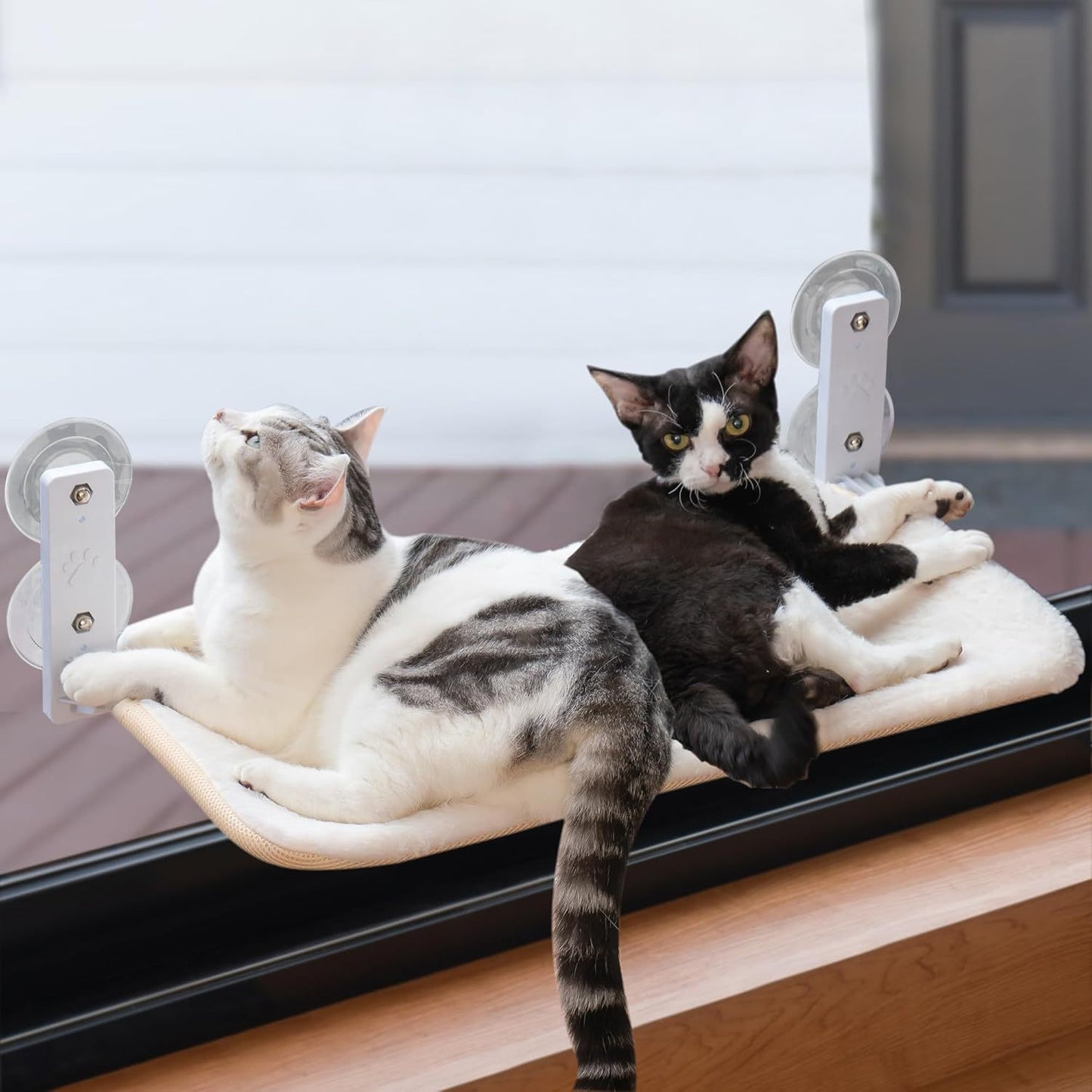 Petzaroo Foldable Cat Window Perch – Space-Saving Sunbathing Platform for Cats