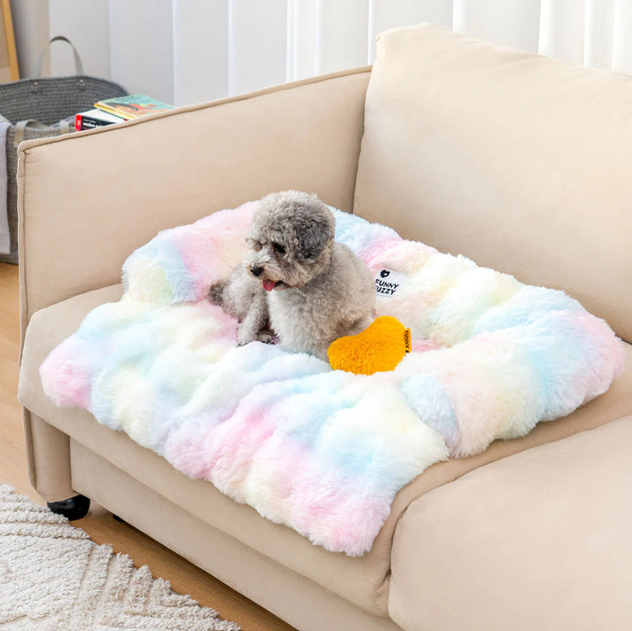 Plush Right Angle Sofa Kennel