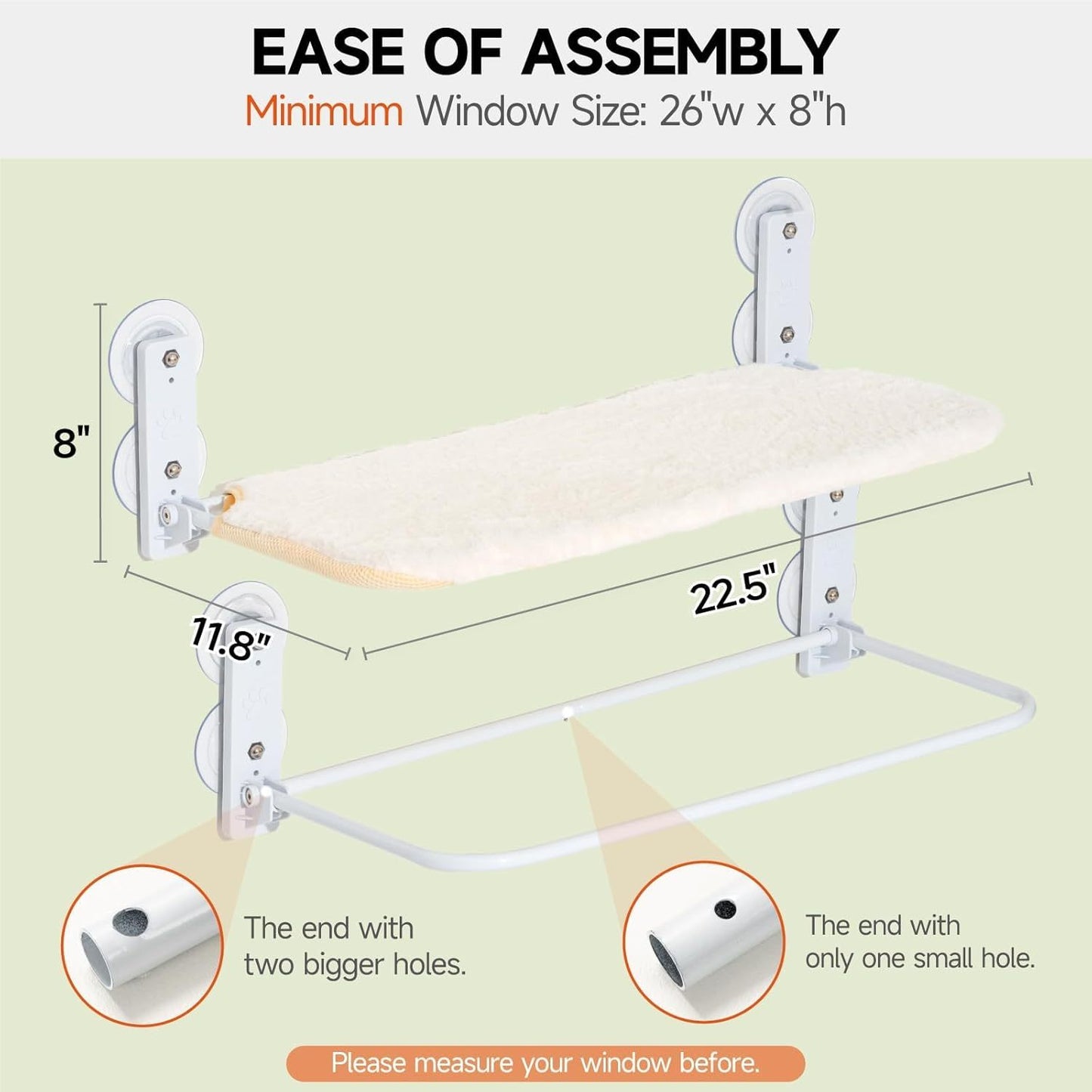 Petzaroo Foldable Cat Window Perch