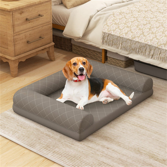 Orthopedic Dog Bed with Waterproof Cover – Comfortable and Easy-to-Clean Pet Mattress


