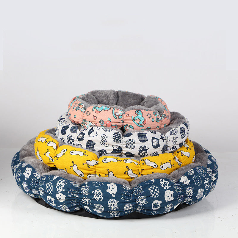 Petzaroo Calming Donut Bed For Puppy And Kitten