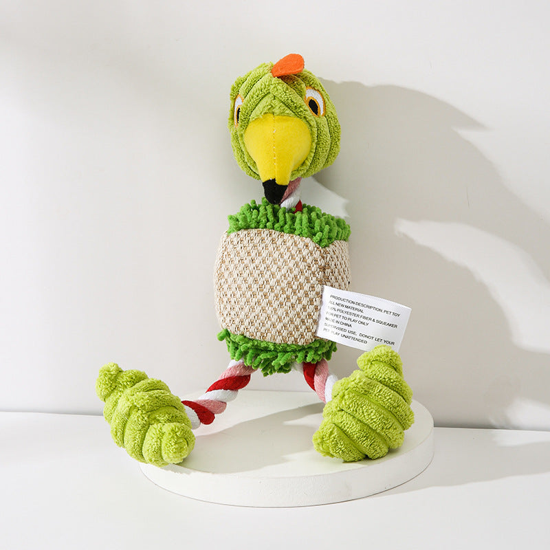 Petzaroo Pet Corduroy Chew Toy Packs of 3