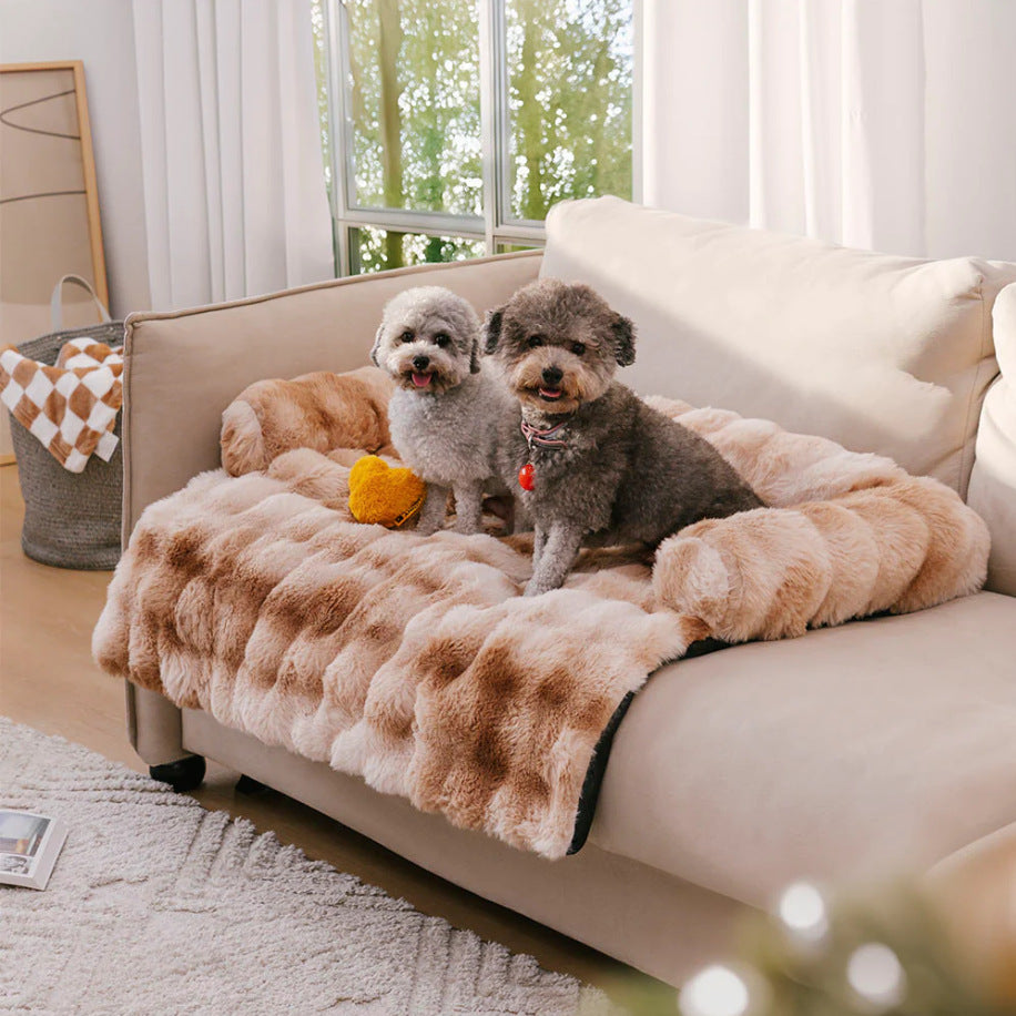 Plush Right Angle Sofa Kennel