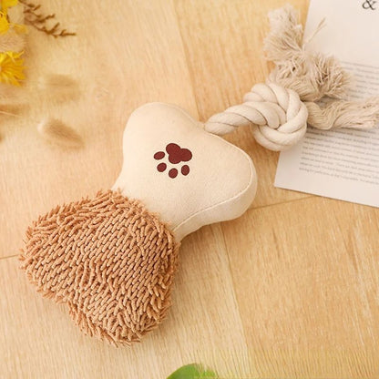 Petzaroo Cotton Rope Teeth Cleaning Bite-Resistant Toy