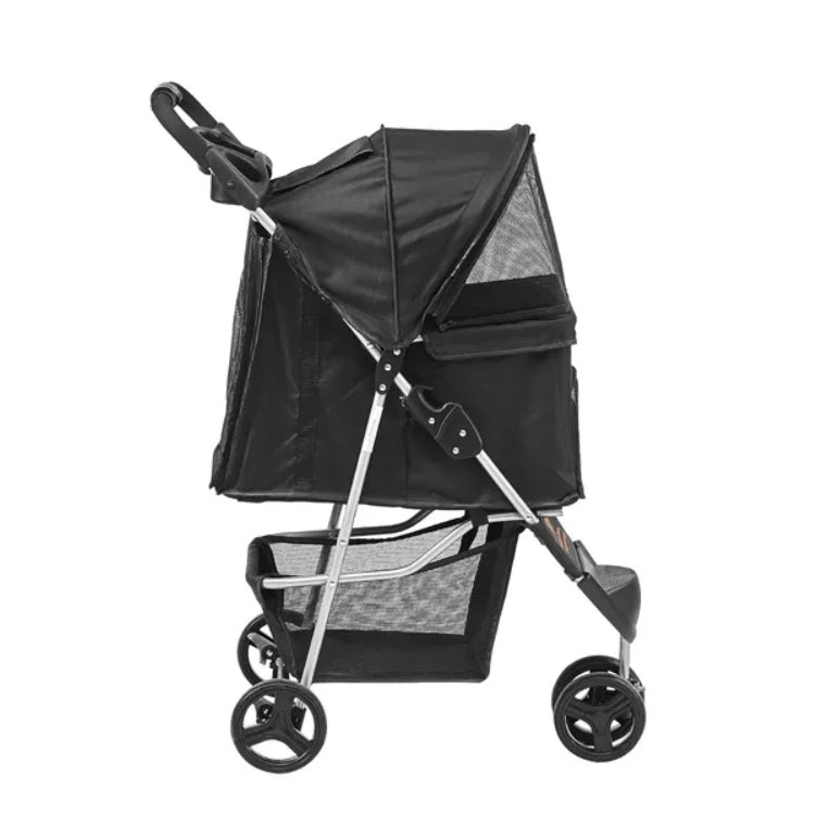 VEVOR 3 Wheels Puppy Stroller With Front Pedal