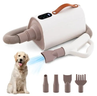 Pet grooming dryer – adjustable temperature hair dryer for dogs and cats