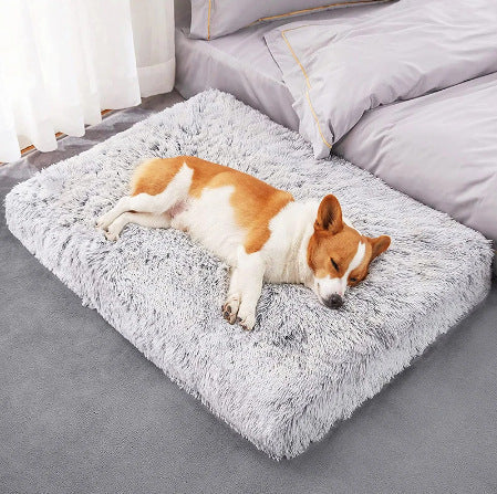 Comfortable Orthopedic Dog Bed – Plush Calming Cushion for Dogs with Anxiety