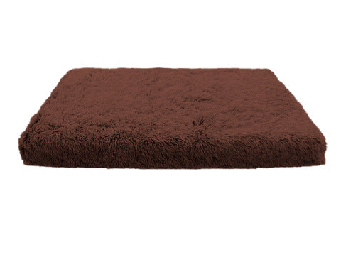 Plush Square Orthopedic  Dog Calming Bed