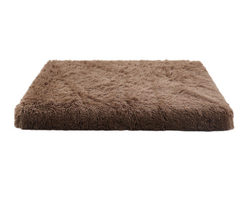 Plush Square Orthopedic  Dog Calming Bed