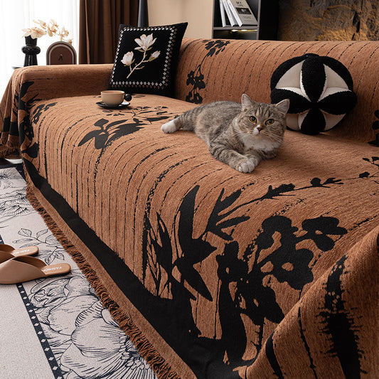 Antique Atmosphere Sofa Cover Cloth Light Luxury Advanced