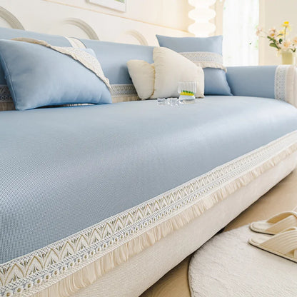 New French Summer Anti Slip Multifunctional Couch Cover