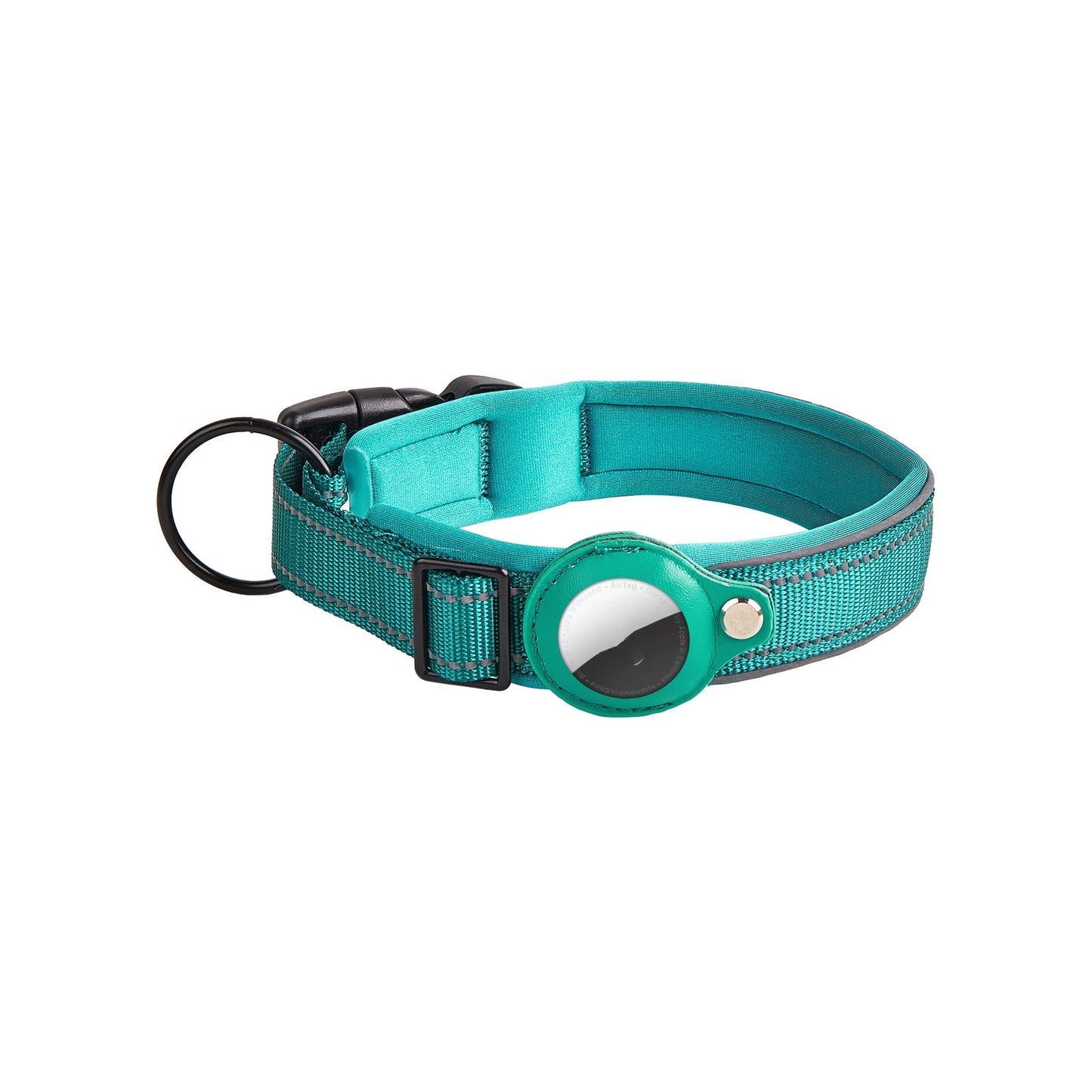 Premium Pet Leather Collar with Holder