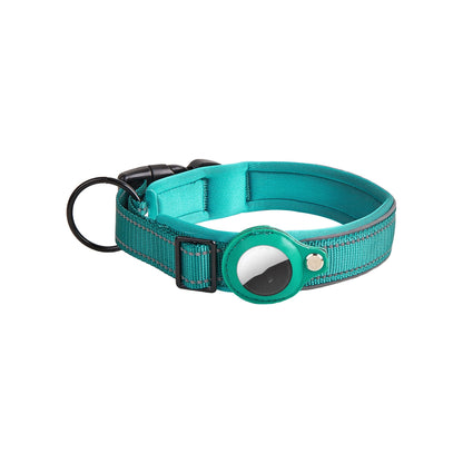 Premium Pet Leather Collar with Holder