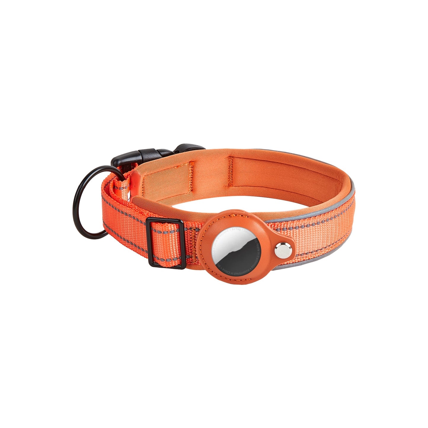 Premium Pet Leather Collar with Holder