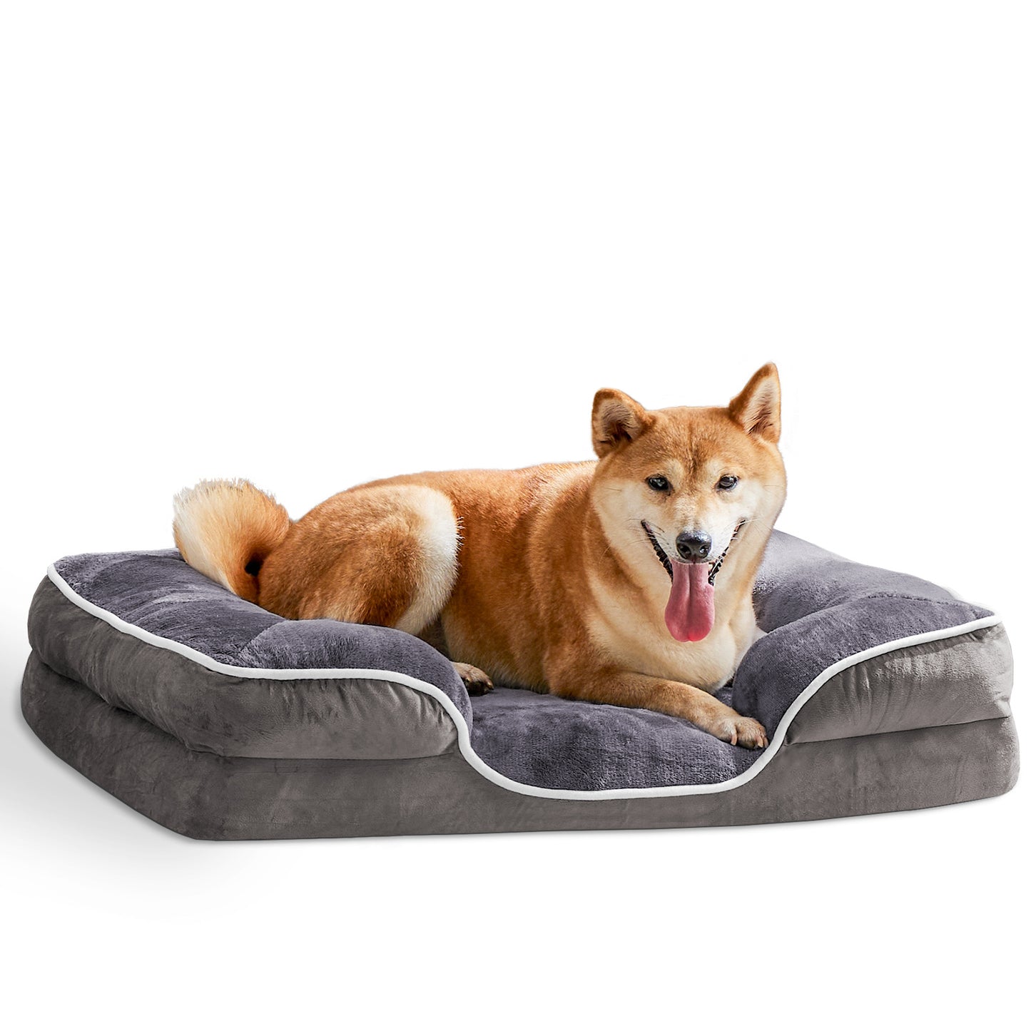 Petzaroo Memory Foam Pet Bed For Small Dogs & Cats