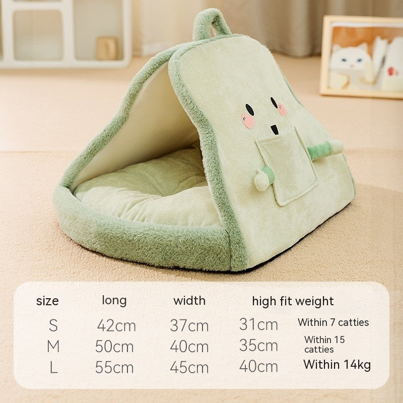 Petzaroo Cozy & Secure Pet Bed