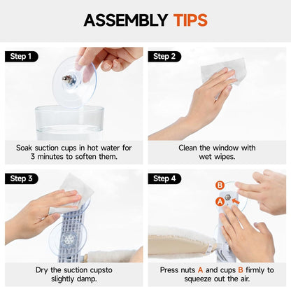 Petzaroo Foldable Cat Window Perch