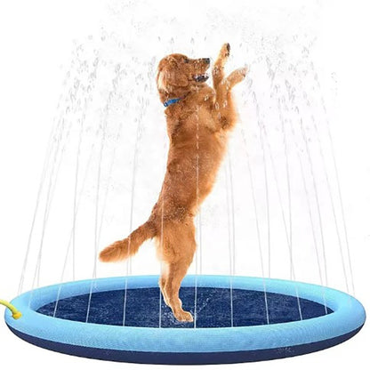 Petzaroo Dog Sprinkler Outdoor Swimming Mat