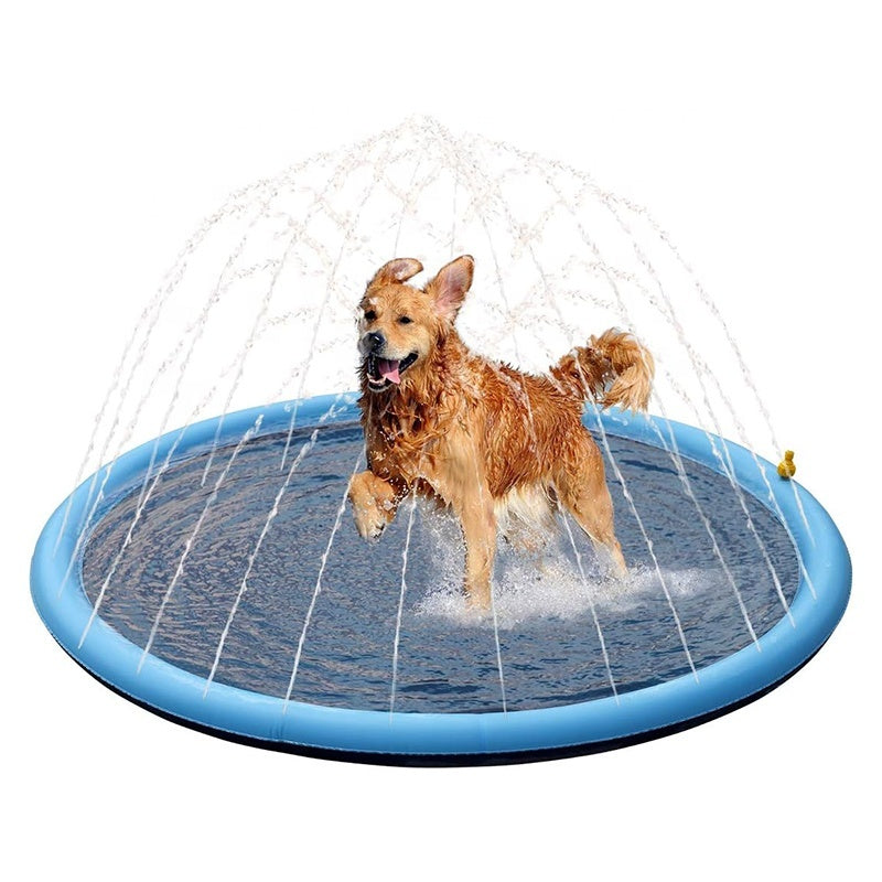 Petzaroo Dog Sprinkler Outdoor Swimming Mat