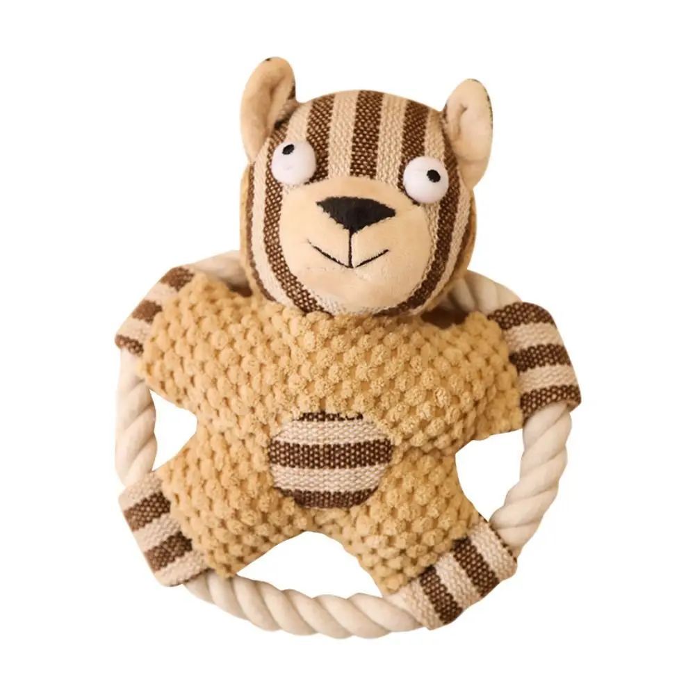 Petzaroo Cotton Rope Teeth Cleaning Bite-Resistant Toy