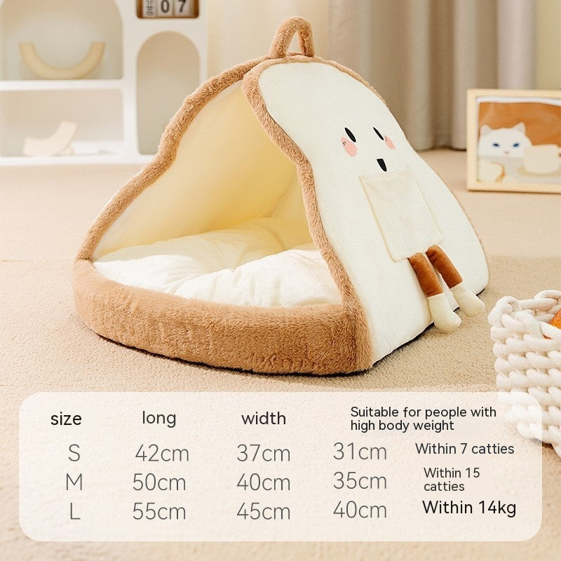 Petzaroo Cozy & Secure Pet Bed