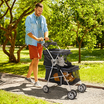 4-wheeled Double-decker Style, Pet Strollers