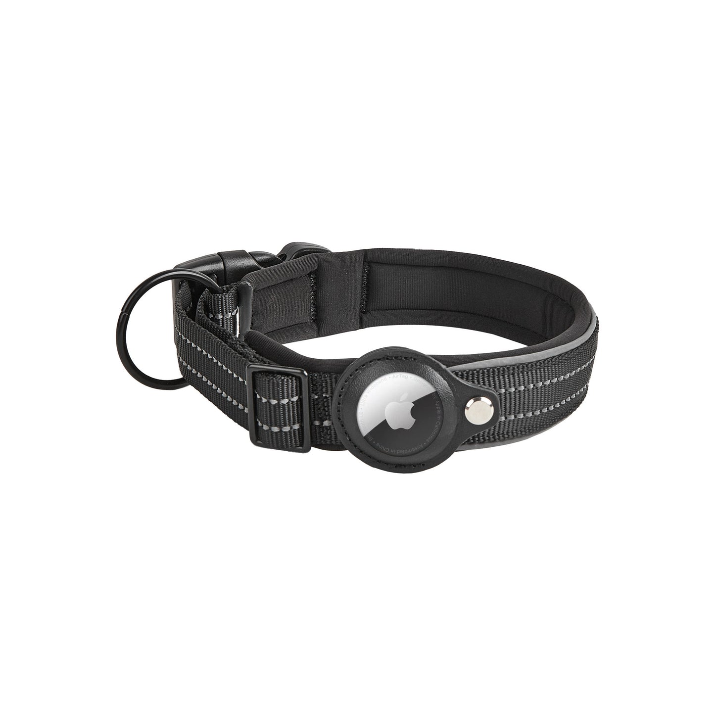 Premium Pet Leather Collar with Holder