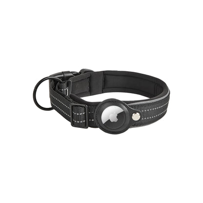 Premium Pet Leather Collar with Holder