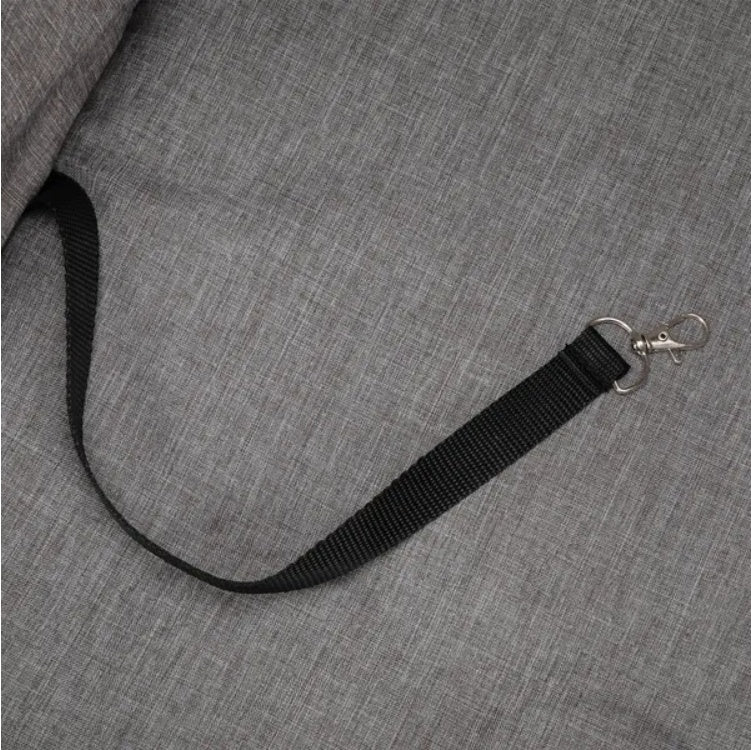 Petzaroo Foldable Pet Stroller For Small Puppies, Gray And Black